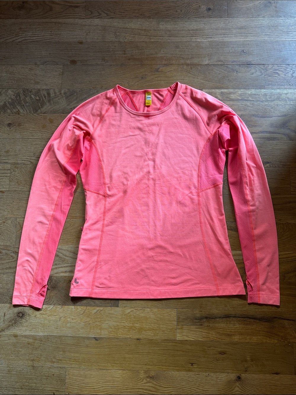 Lole Coral Orange Long-Sleeve Performance Tee
